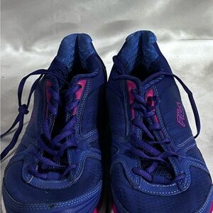 Fila Women's Navy and Magenta Athletic Shoes